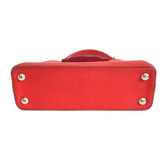 Louis Vuitton Taurillon Capucines BB Red - Picture 3 of 9